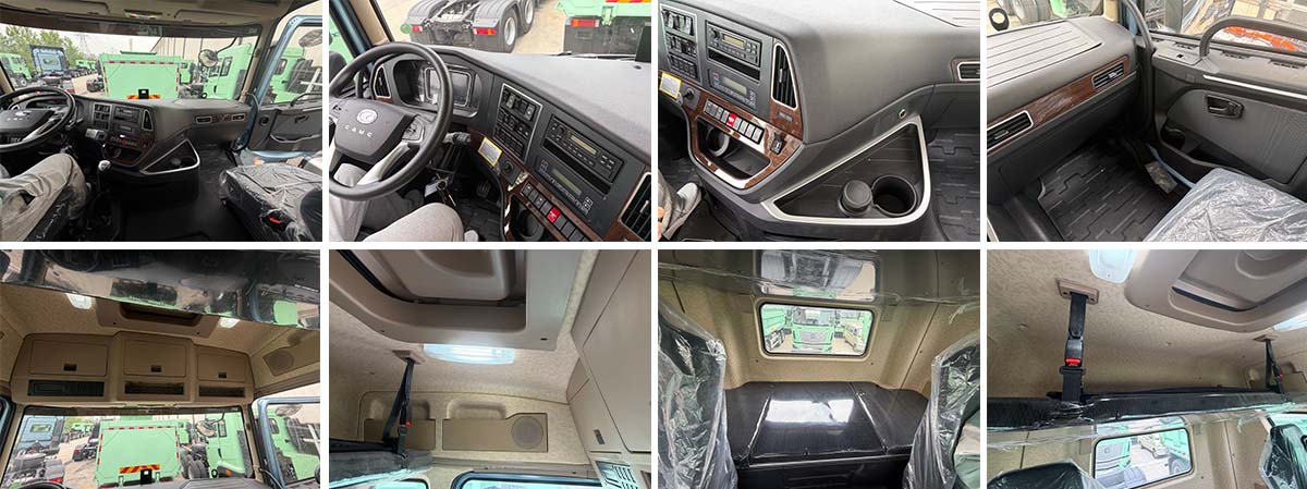 Grey H9 6 × 4 diesel tractor Trator diesel cinza H9 6 × 4