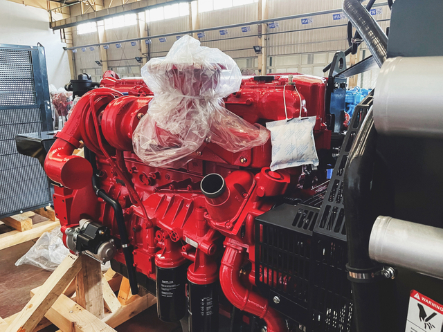 Conjunto avançado de motor diesel com tecnologia de fundição e isolamento acústico