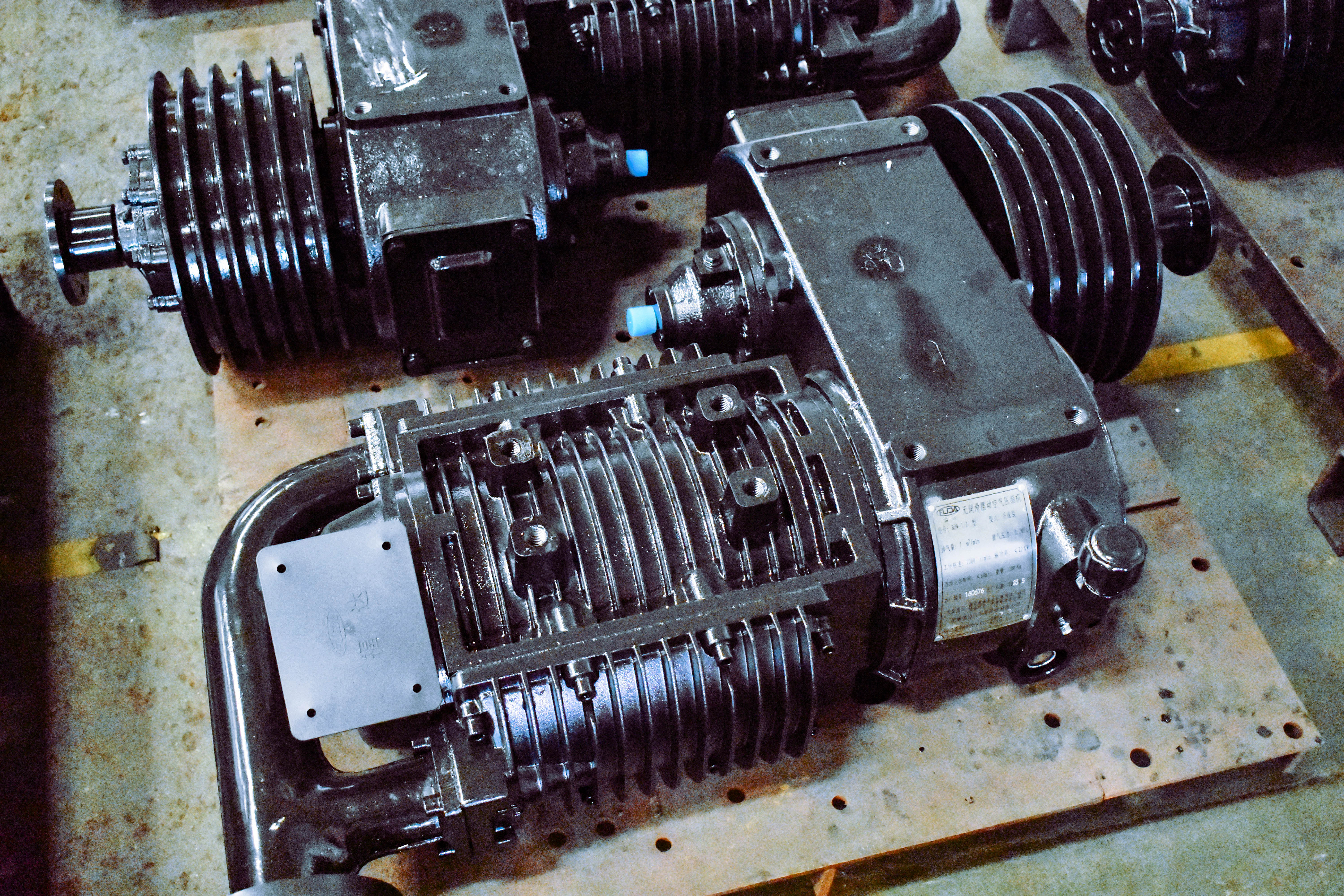 compressor de ar de cilindro duplo