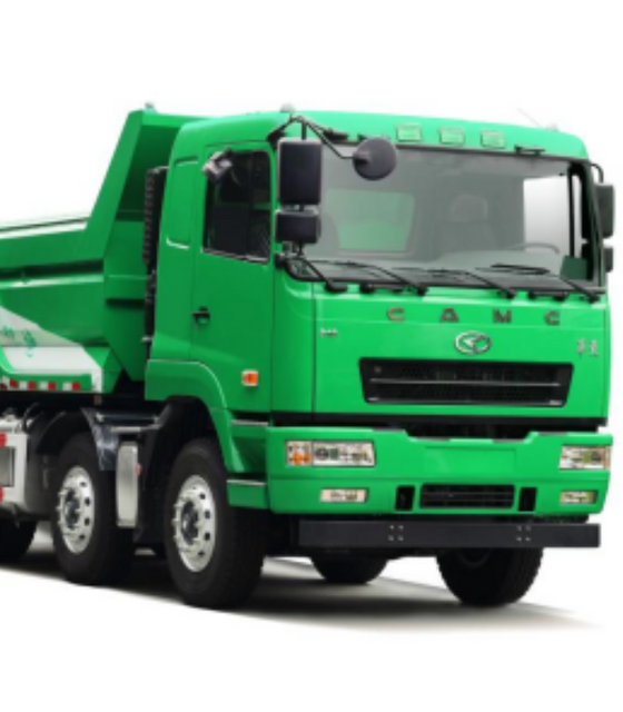 Caminhão basculante 8x4 com motor diesel de mineração