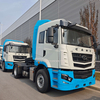 2026 Novos modelos que vendem bem CAMC Heavy Duty Diesel Sky-Blue & White High-Roof 4x2 Drive-Hand Drive Tractor Truck