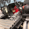 Trator diesel CAMC cinza H9 6 × 4, trator de teto alto com direção à esquerda