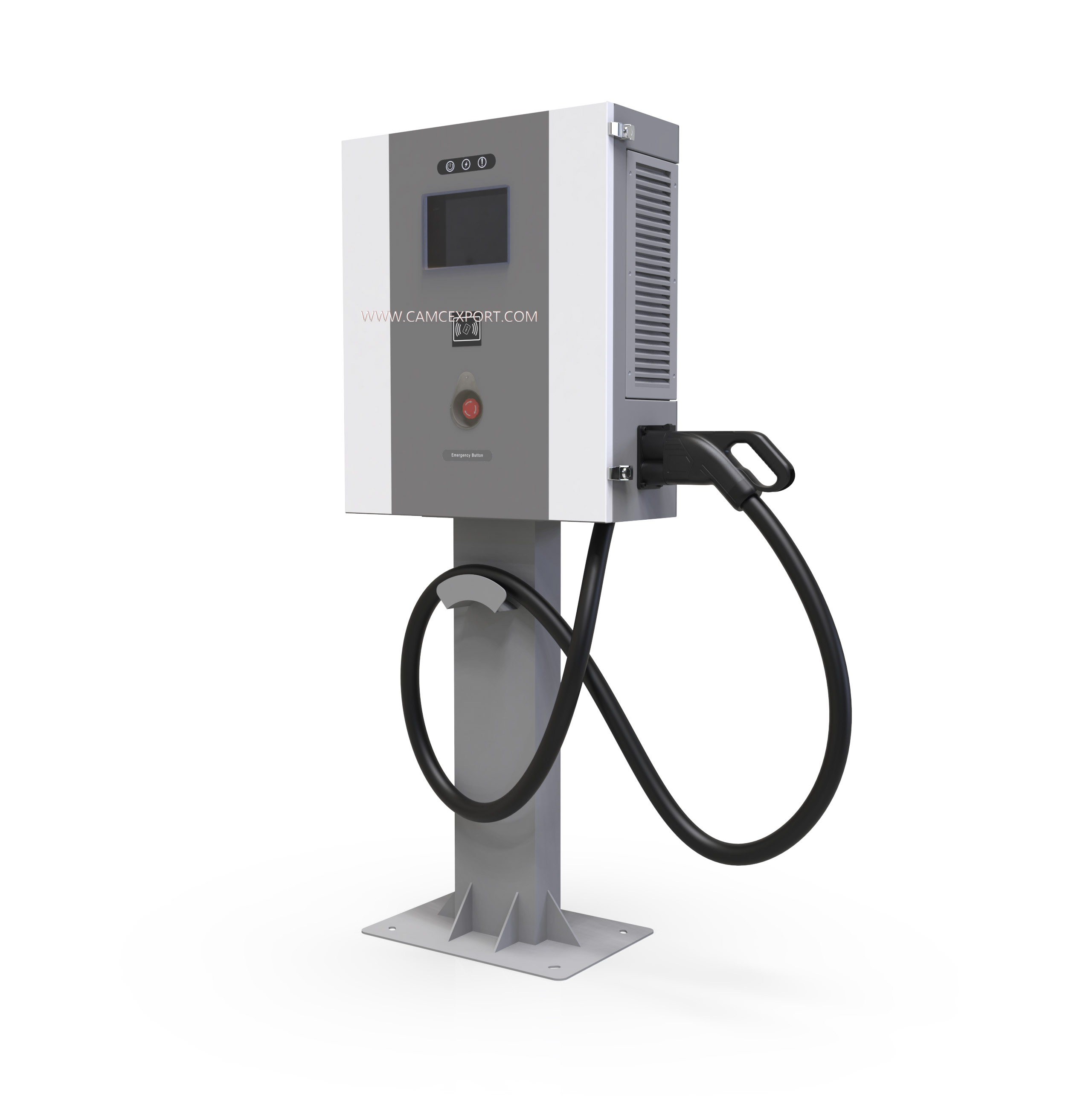 Carregador de veículo elétrico montado na parede