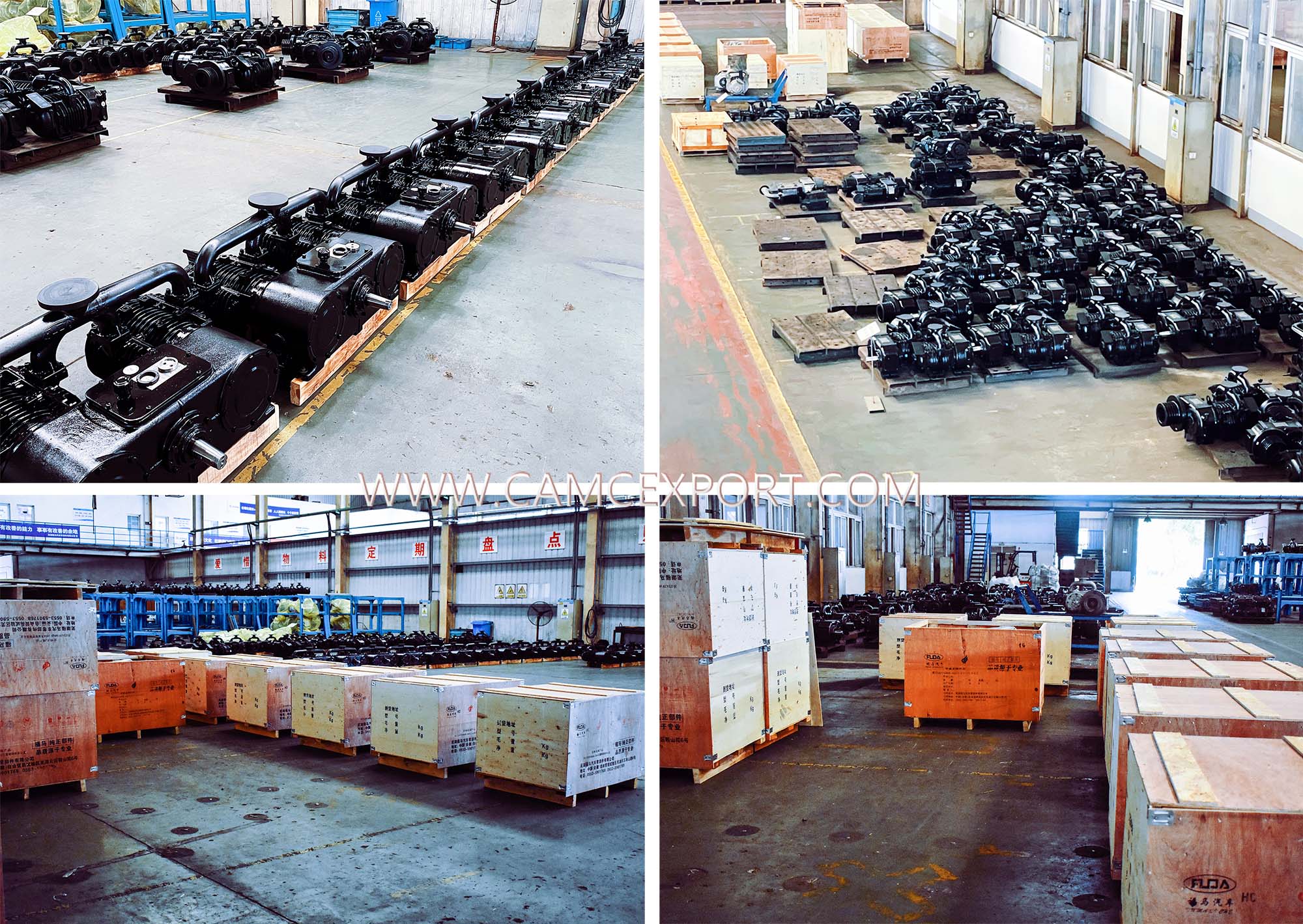 Planta de compressores de ar