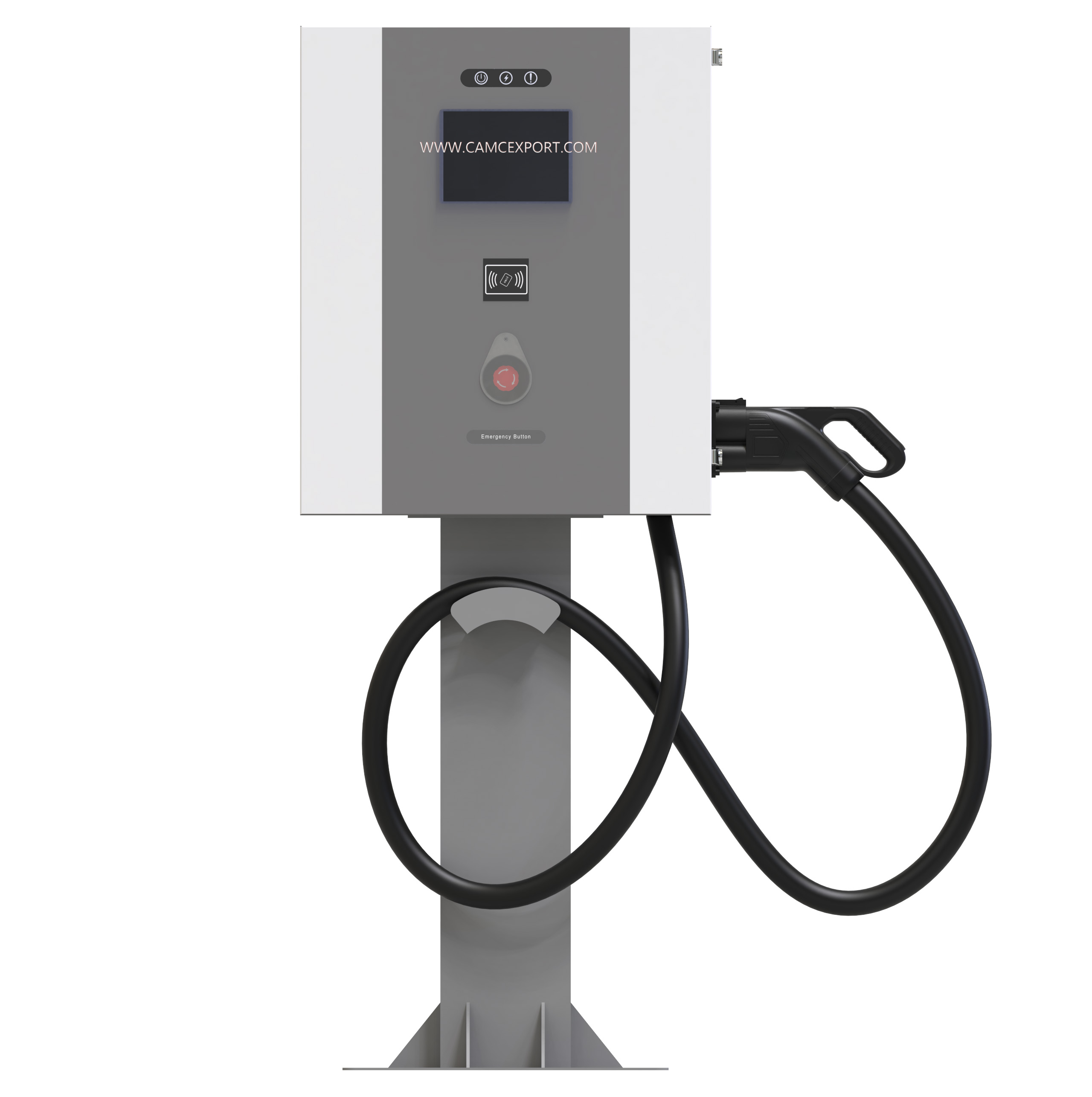 Carregador de veículo elétrico montado na parede