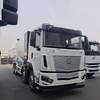 Veículo misturador de concreto elétrico ecológico CAMC X7E 8x4 com volante à esquerda