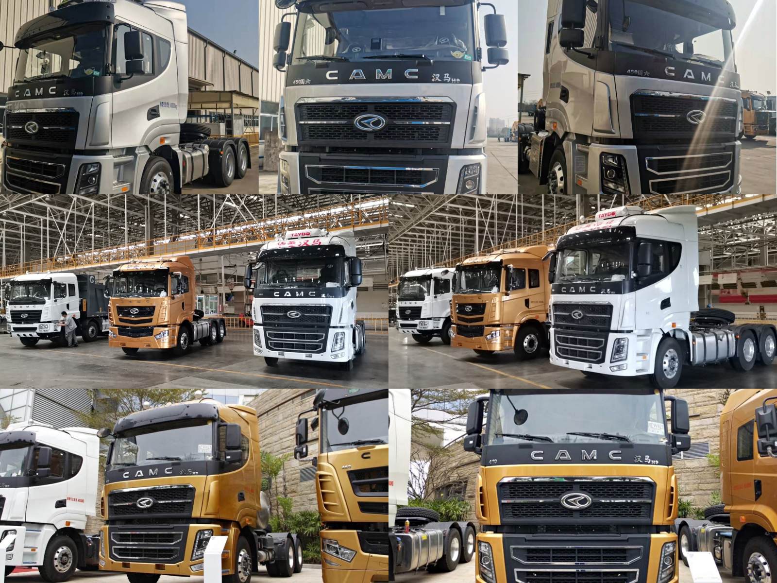 Caminhão trator de 10 rodas